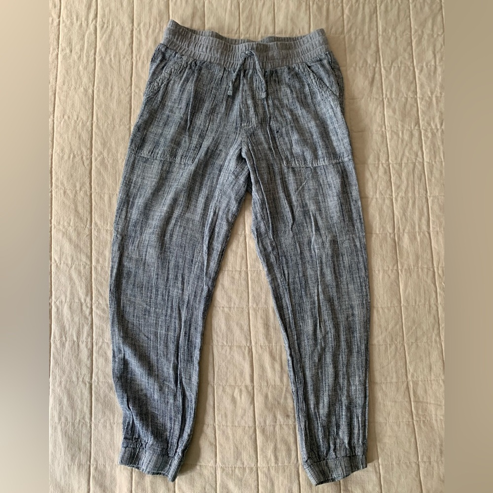 Splendid - Striped Linen Jogger Pants size S